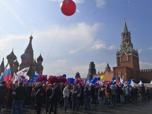 Праздник Весны и Труда. Фото: Пресс-служба Управления по ЦАО Главного управления МЧС России по г. Москве