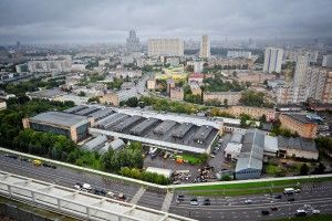Москва с высотки на Ходынке
