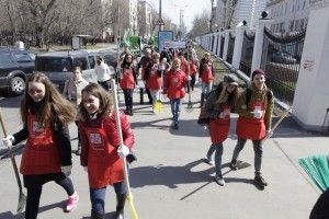 На субботнике в парке "Красная пресня" ожидается более 200 добровольцев 