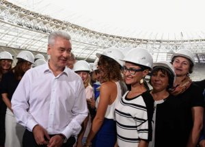 Собянин поздравил коллектив "Лужников" с 60-летием стадиона