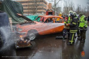 Первые московские соревнования студентов-спасателей. Фото: Департамент ГОЧС и ПБ