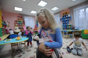 Детский сад в Зоологическом переулке летом введут в эксплуатацию. Фото: Пелагия Замятина , «Вечерняя Москва»