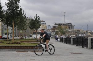 Москвичи установили рекорд по количеству поездок на велосипедах. Фото: Антон Гердо, «Вечерняя Москва»