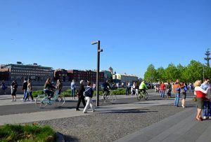 Павелецкая площадь станет комфортным общественным пространством. Фото: Анна Быкова