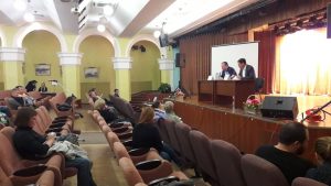 Исполняющий обязанности главы управы Пресненского района Сергей Орлов встретился с жителями