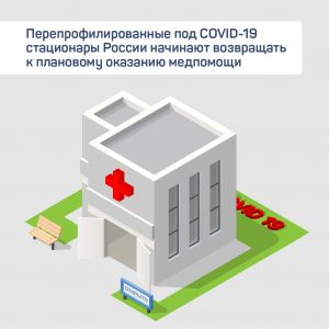 Перепрофилированные клиники начали оказывать плановую помощь пациентам 