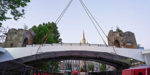 Реконструкцию моста Московского зоопарка закончат в 2021 году. Фото: сайт мэра Москвы