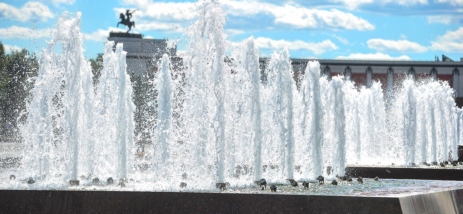 фонтан в парке победы