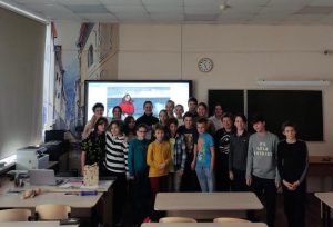 Лекцию об Антарктиде прочитали в школе №2123. Фото взято из социальных сетей учебного заведения