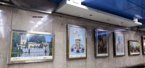 Новая экспозиция открылась на станции метро «Выставочная». Фото: Telegram-канал Дептранса