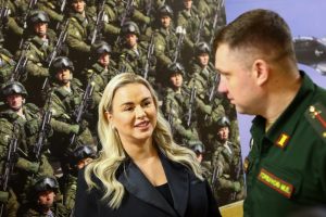 Певица Анна Семенович посетила Единый пункт отбора на военную службу по контракту. Фото: Ярослав Чингаев, Агентство городских новостей «Москва»