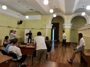 Активисты молпалаты района провели турнир по настольному теннису. Фото: страница Молпалаты в социальных сетях