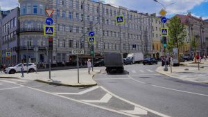 Движение на улице Пресненский Вал и Большой Бронной будет ограничено. Фото: Ксения Догонашева, «Вечерняя Москва»