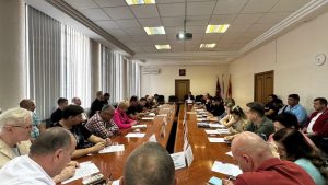 Рабочая встреча состоялась в управе Пресненского района. Фото: страница управы Пресненского района в социальных сетях