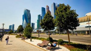 Краснопресненская набережная закроется для транспорта 10 августа. Фото: «Вечерняя Москва».
